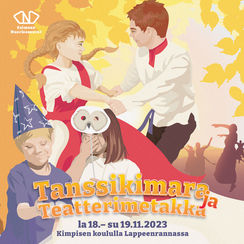 Tanssikimara ja Teatterimetakka 18.-19.11.2023 Kimpisen koululla Lappeenrannassa.