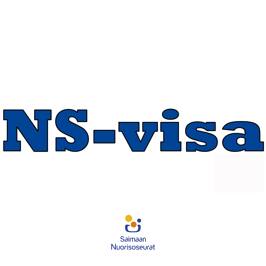Teksti Ns-visa ja Saimaan Nuorisoseurojen logo.