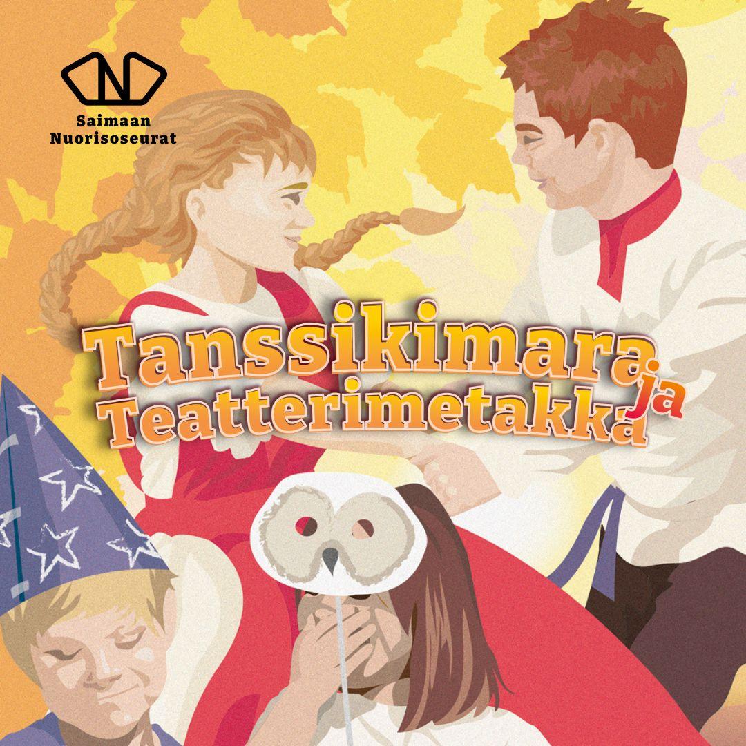 Tanssikimara ja Teatterimetakka kuvituskuva.