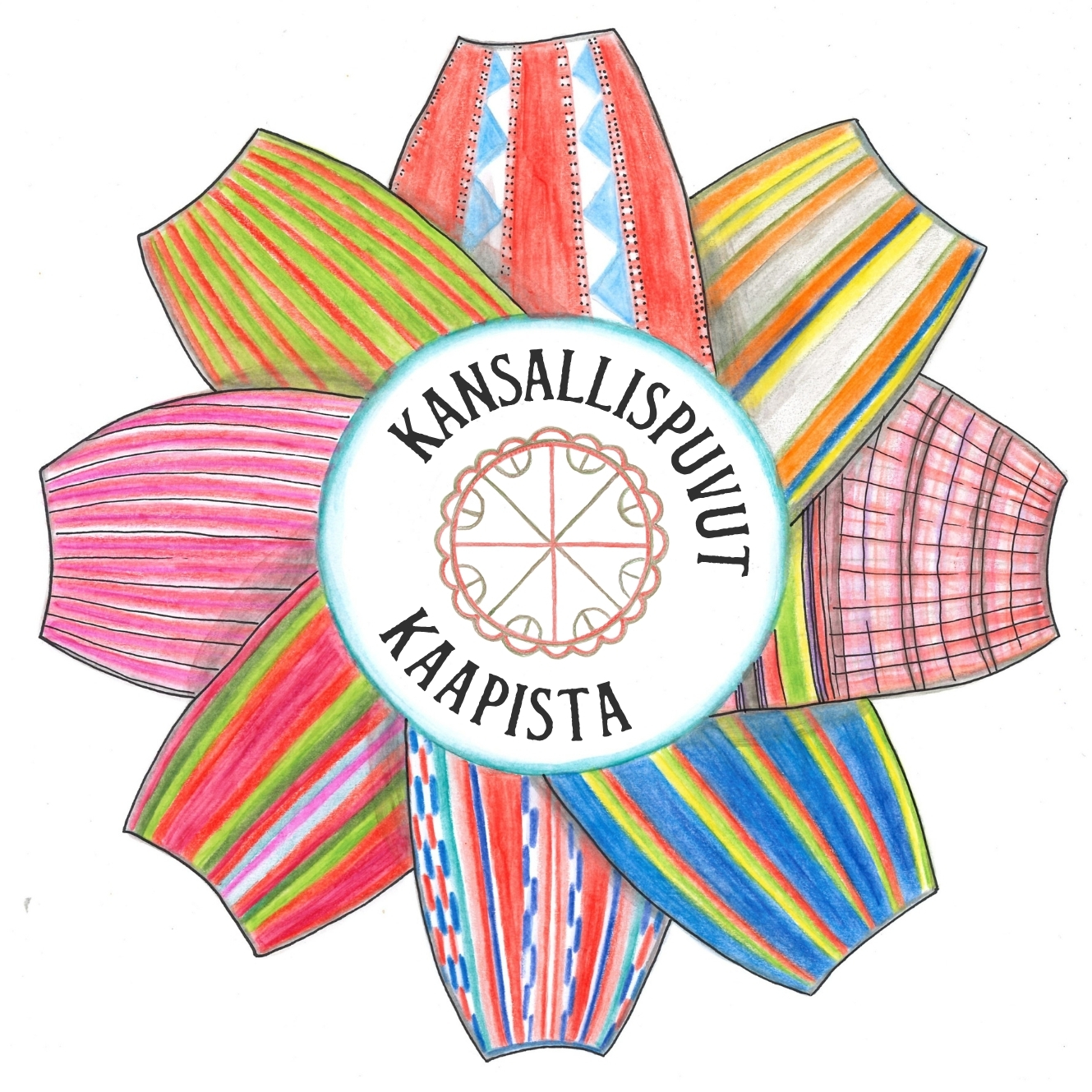 Kansallispuvut kaapista logo